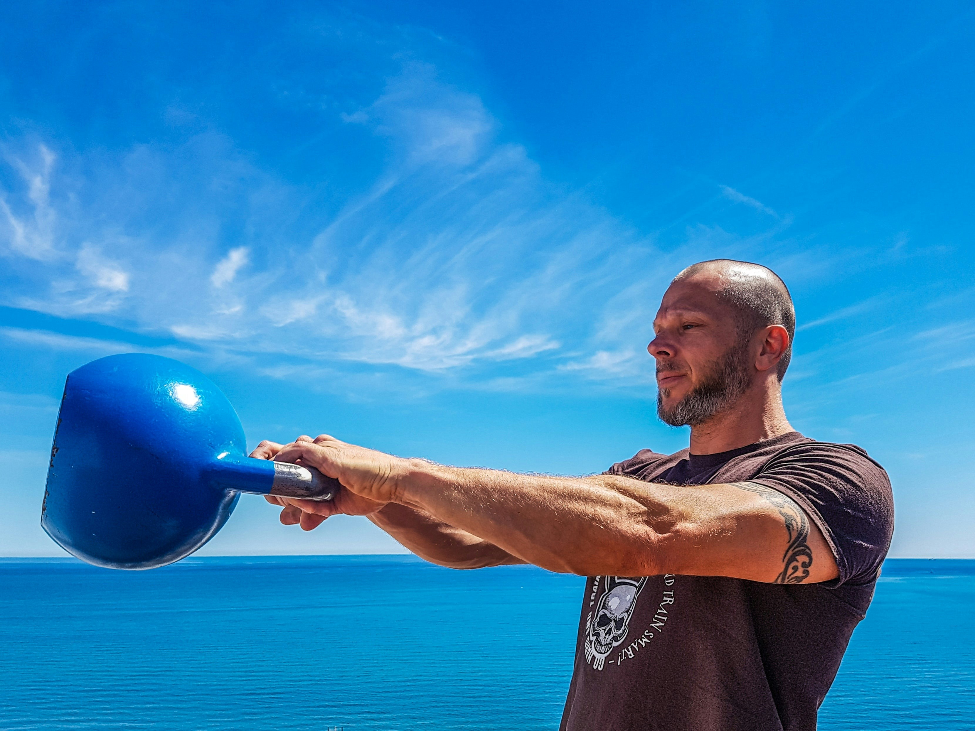kettlebell - home gym equipment for runners