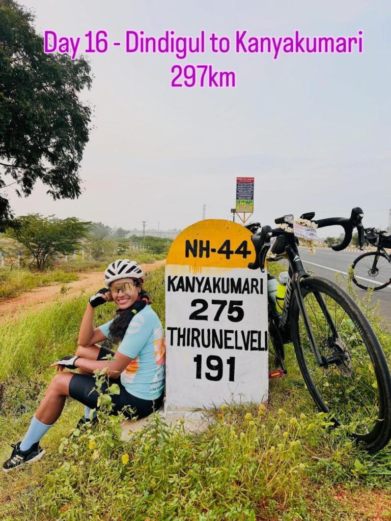 kashmir to kanyakumari cycling